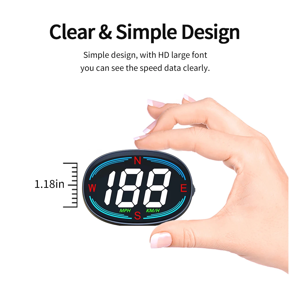 ZQKJ H2 HUD GPS  ÷, KMH MPH ӵ,  ڵ  ˶,  ÷  ÷ ׼