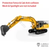 LESU PC360 1/14 Hydraulic RC Excavator RTR Black Tracks Metal Electric Digger AC360 Painted Assembled Toys Light Model TH22765 4