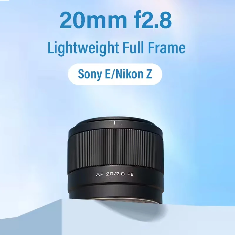 VILTROX 20mm F2.8 풀프레임 AF 프라임 광각 렌즈 40mm F2.5 50mm F2 자동 초점 카메라 렌즈 ( a6700 zv-e100 니콘 Z7 용)