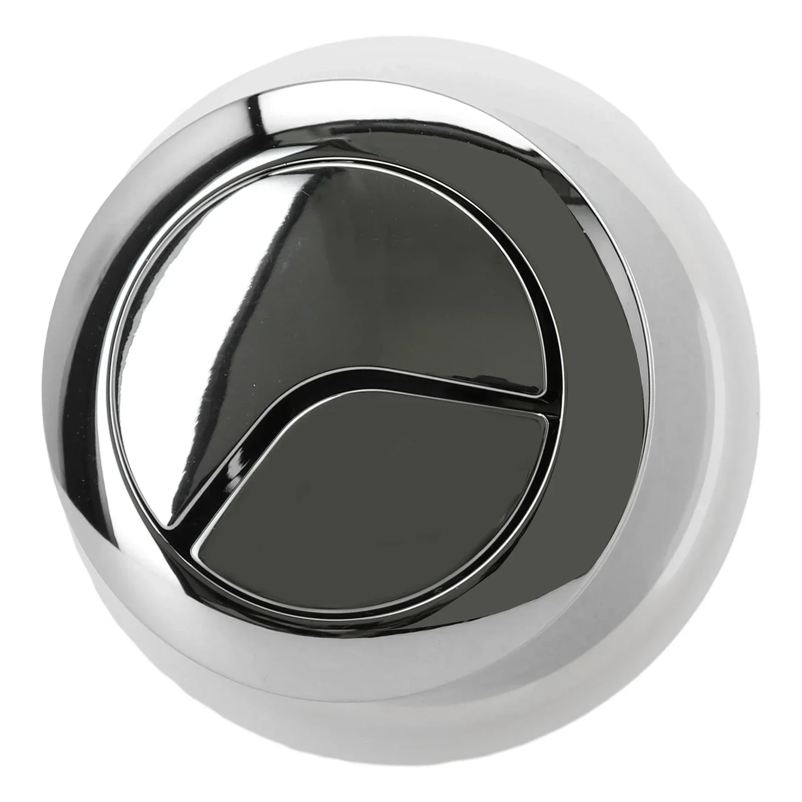 38mm Single Push Toilet Flush Button Replacement - ABS Plastic Tank Button For Bathroom