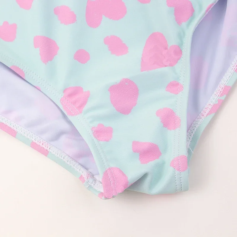 New Children Swimwear Girl Long Sleeve One Piece Suit Sun-proof Beach Swimsuit Zipper Maillot De Bain Femme one piece swimsuit children swimsuit children swimsuits