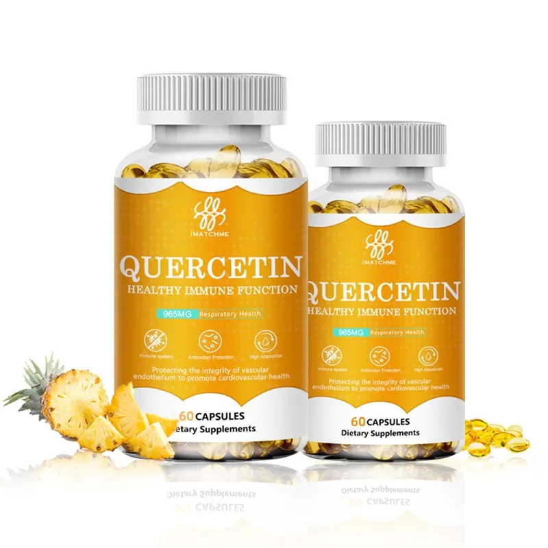 HighlyAbsorbableQuercetinBromelainSupplementwithiZincForImmune