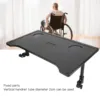 Wheelchair Tray Table Wheelchair Dining Table Board Cup Holders Easy To Install for 2cm Diameter Vertical Tubes for Reading 3