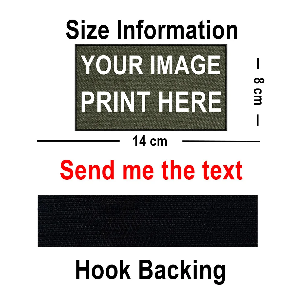 Custom Name Patches Custom Name Patch Logo Personalized Clothes Patches Stripe Badge On Backpack Wappen Emblems For Tactical Bag Dog Collar Harness clothing patches,embroidered patches,custom name patches,tactical patches