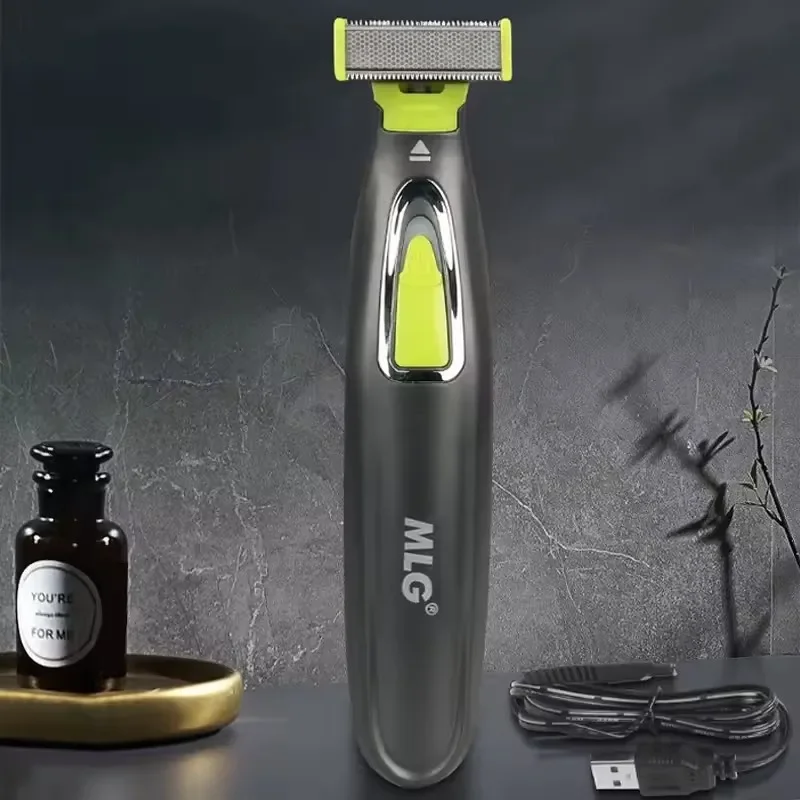 Portable Full Body Trimmer MLG Electric Shaver For Men Women USB T Shaped Blade Razor For Beard Armpit Washable,hair clipper,electric shaver,hair trimmer,electric razor,electrical rotary shaver,electric hair clipper,cordless shaver