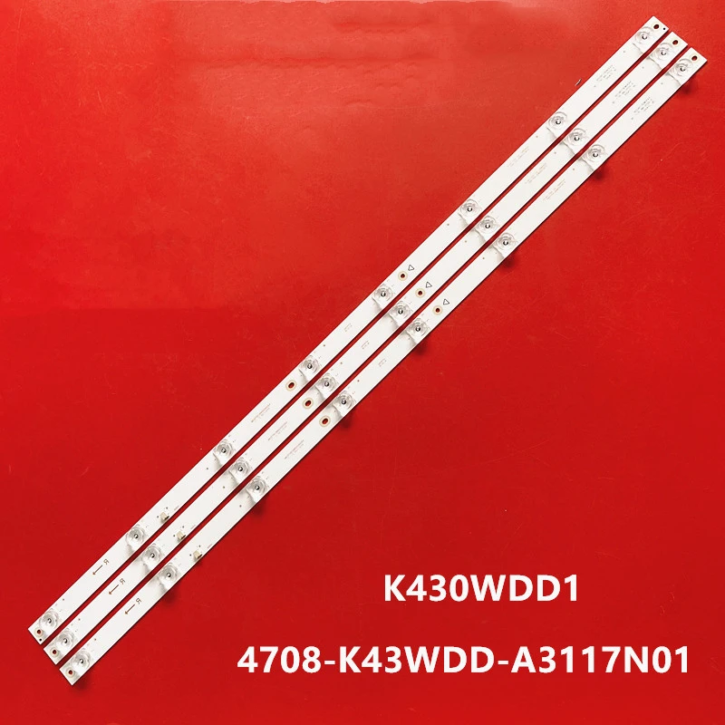 Светодиодная лента для подсветки 8 светодиодный s телевизора P hilips 43 дюйма k430wdf
