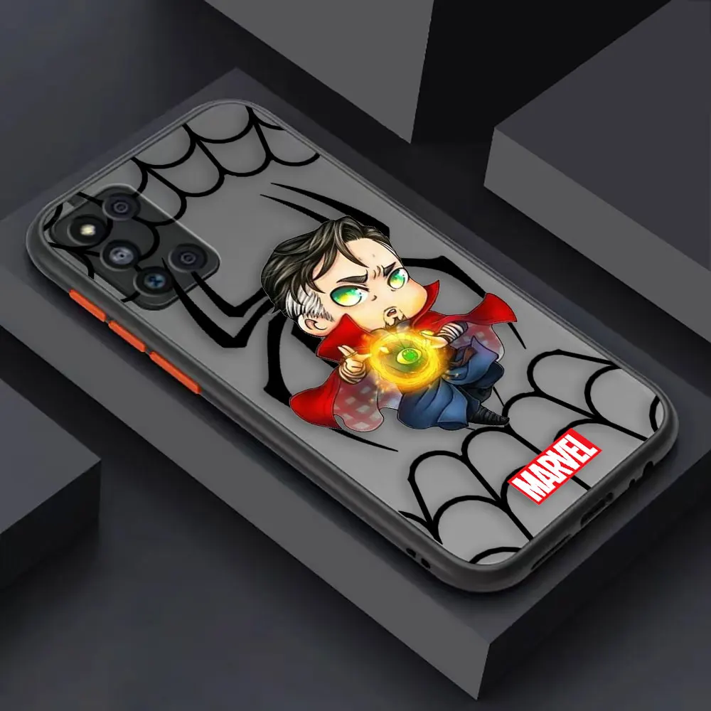 thumbnail image 1 of Matte Case for Samsung Galaxy M62 M53 M52 M51 M33 M32 M31 M30S M23 5G J8 J7 J6 J5 Case Funda Coque Marvel Avengers Anime Cartoon, 1 of 5