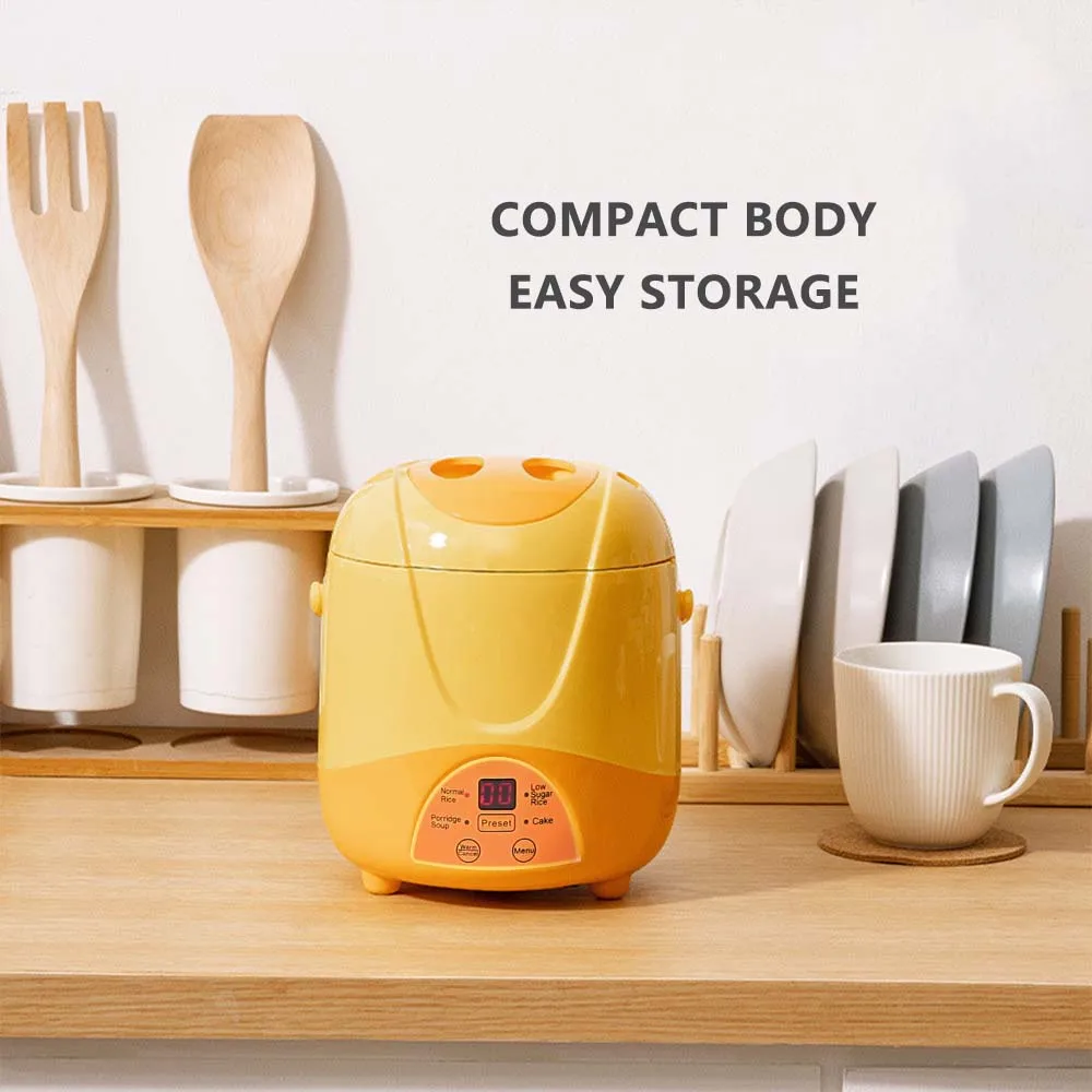

1.5L Rice Cooker Multifunctional Mini Rice Cooker Household Small Capacity Multi Cooker Portable Cooker English Manual