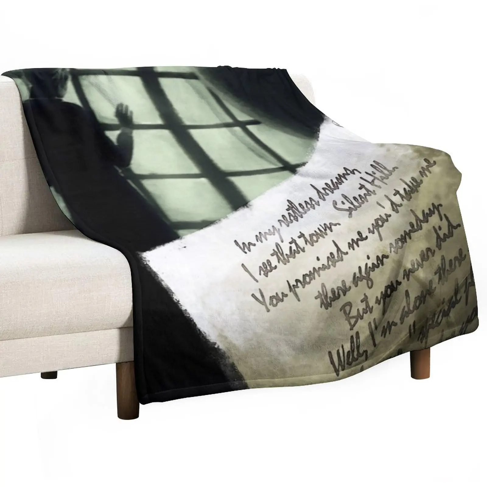 

Waiting for you... [Silent Hill 2] Throw Blanket Blankets For Sofas Soft Big Blanket sofa bed