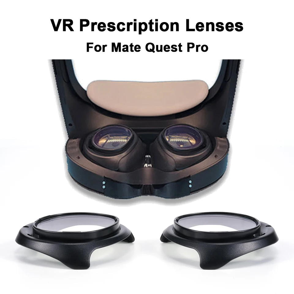 VR 処方レンズメタクエストプロレンズ近視抗青色放射線メガネサポート