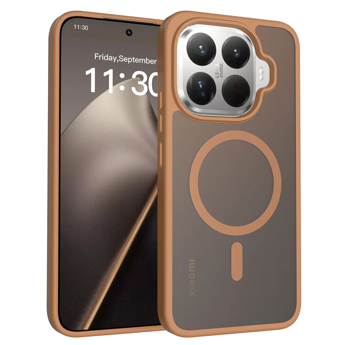 Stylish Skin-Friendly Magnetic Acrylic Case with Wireless Charging Capability