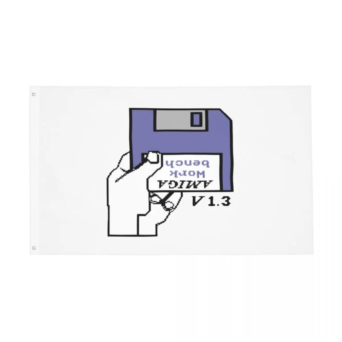 Amiga 500 Bandiere Double Sided Indoor Outdoor Banner Commodore C64 Gioco Poliestere Home Room Dormitorio Wall Decor 90X150Cm