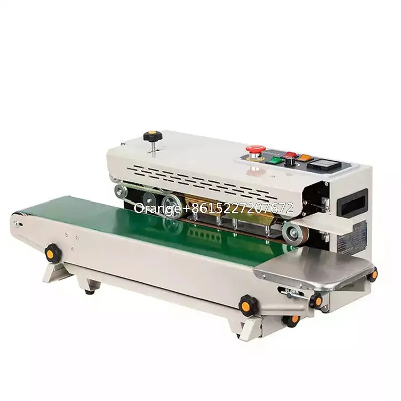 FR900 Automatic Band Plastic Bag Pouch Aluminum Foil Sealing Equipment Continuous Horizontal Sealer Machine 5