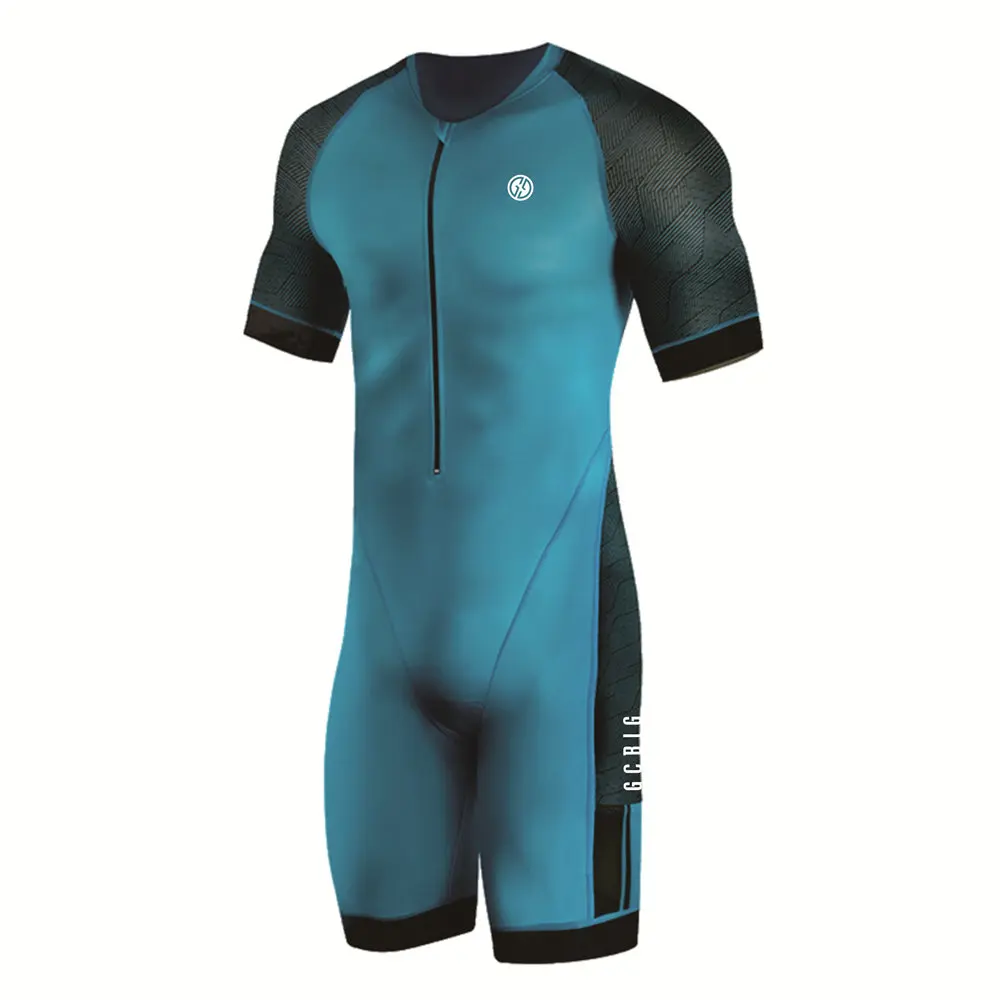 GG 새로운 트라이 애슬론 저지 Skinsuit Ciclismo 사이클링 망 자전거 바디 세트 MTB 의류 도로 속도 정장 원피스 수영 점프 슈트