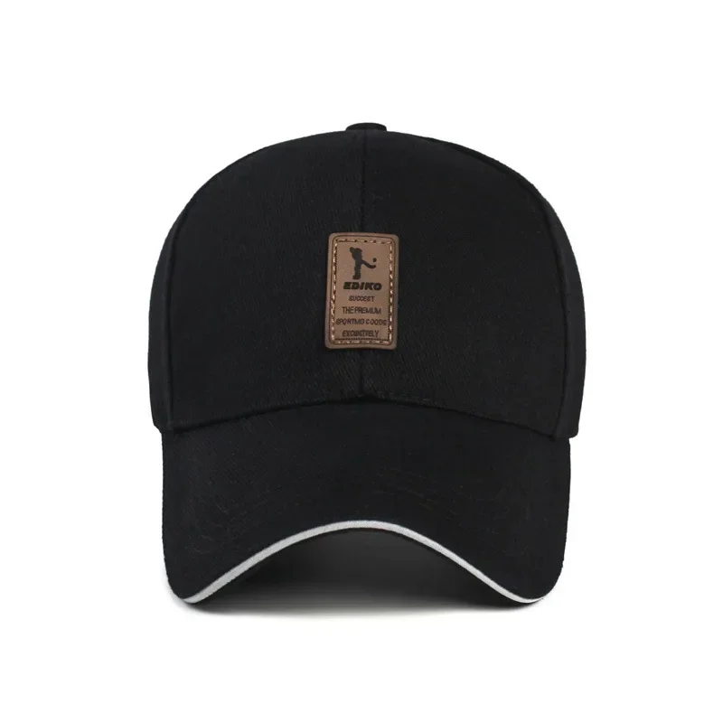 Baseball Cap Women Men Summer Structured Adjustable Snapback Sunhat Outdoor Sports Hip Hop Solid Cotton