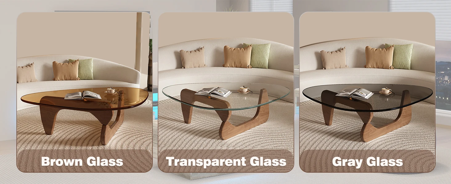 Mid Century Modern Triangle Coffee Table