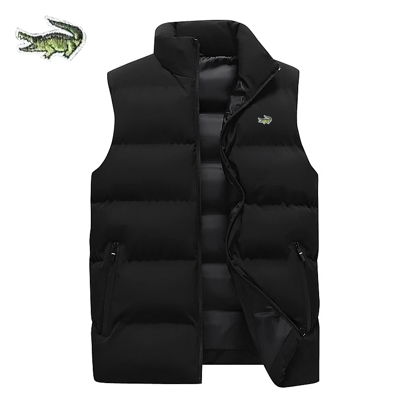 2024 Cotton jacket, high-quality brand embroidered jacket, vest jacket, men's autumn and winter casual comfort