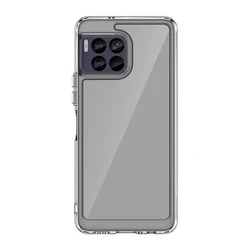 Vibrant Silicone Back Cover - Colorful Transparent Case for REVVL 7 (Clear)