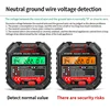 HT107 Digital Socket Tester Pro Voltage  30mA &5mA RCD Test Smart  Detector  EU US UK Plug Ground Zero Line Polarity Phase Check 4
