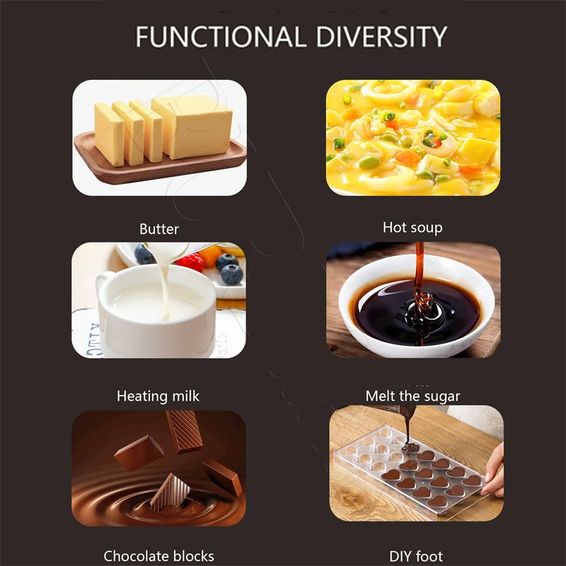 Electric Chocolate Melting Machine Furnace Tempering Machine Heating Stove 110V 220V 5