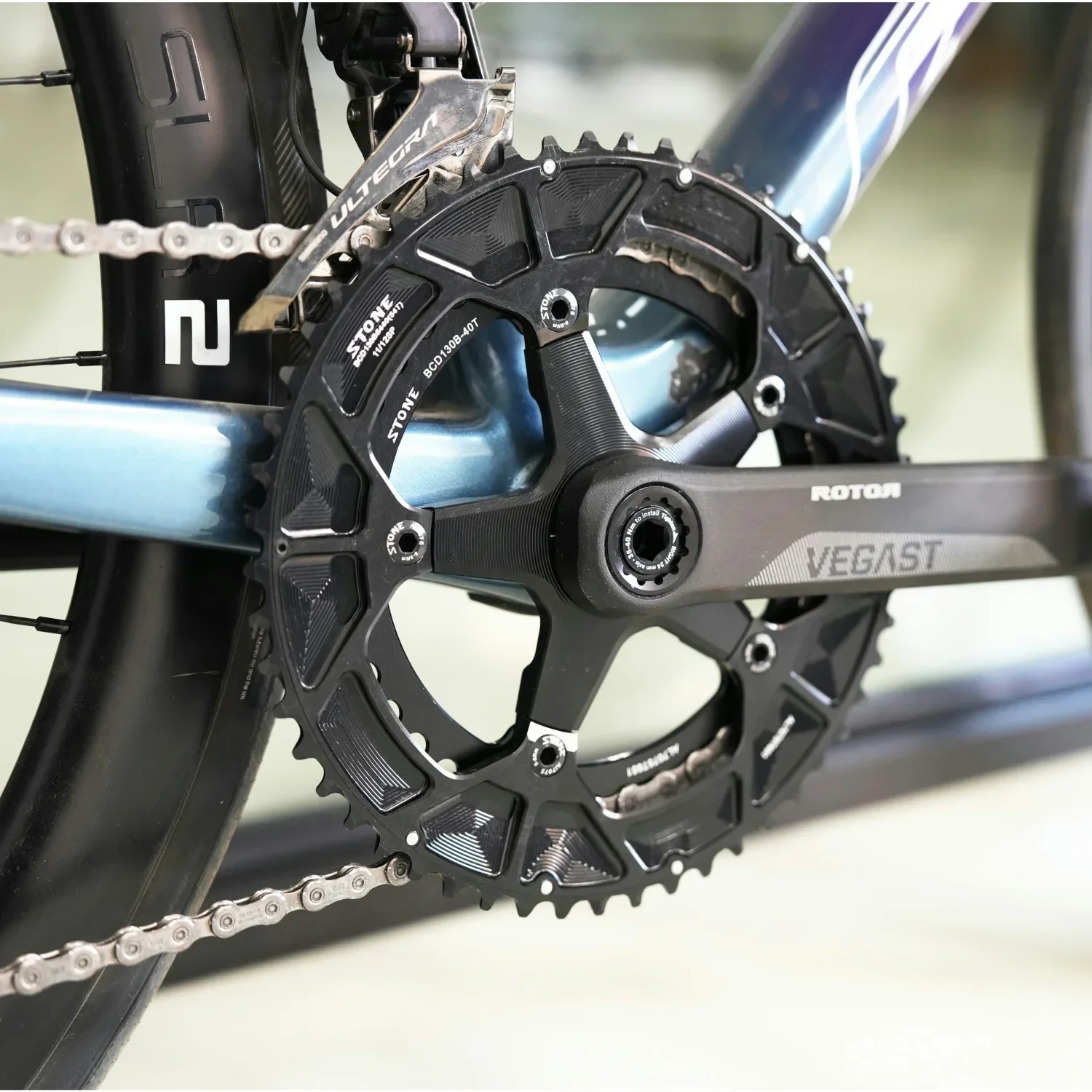 Shimano Biopace 52T Chainring 130 BCD Oval Vintage Road Shimano Biopace 52T Chainring 130 BCD Oval Vintage Road