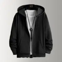 2025 Winter Windproof Hoodie - Men's Sherpa Lined Sweatshirt Thermal Zip Up Outerwear Streetwear S-5XL - Image 5