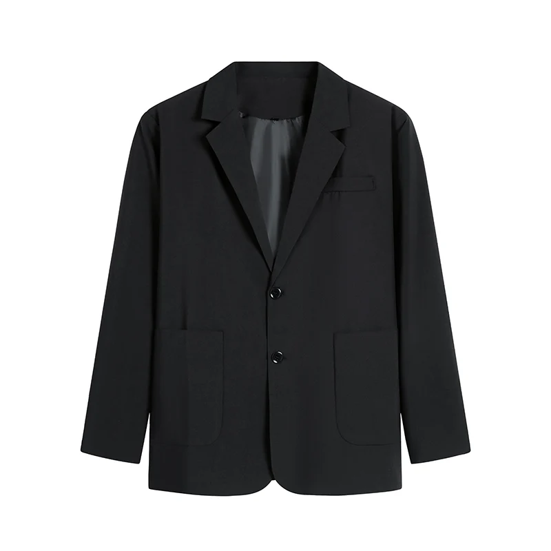 Korean Brand Mens Casual Blazer Fashion Loose Business Casual Suit Coat Gentleman Suit Jacket Men Clothing Homme Blazers