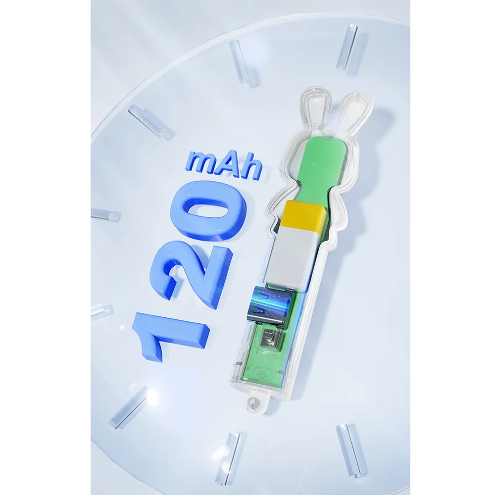 Adjustable Portable Nail Dryer Lamp Quick Drying Cute Rabbit Shape Handheld UV LED Light 3 LED Lights Wearable