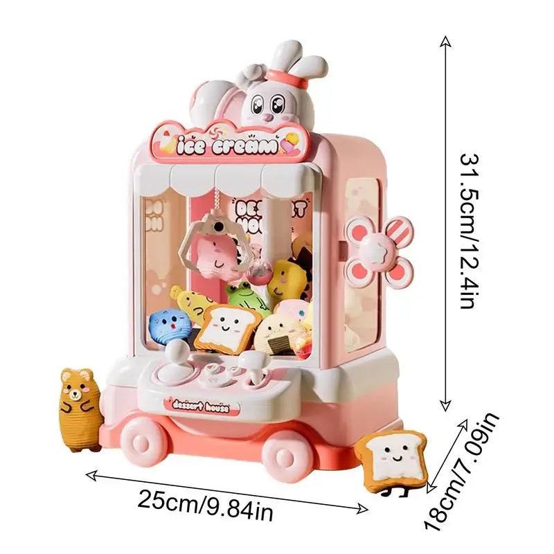 Kids Claw Machine Household Arcade Claw Grabber Vending Dispenser Home Claw Catch Toy Vending Machines For Girls Kids Children 6