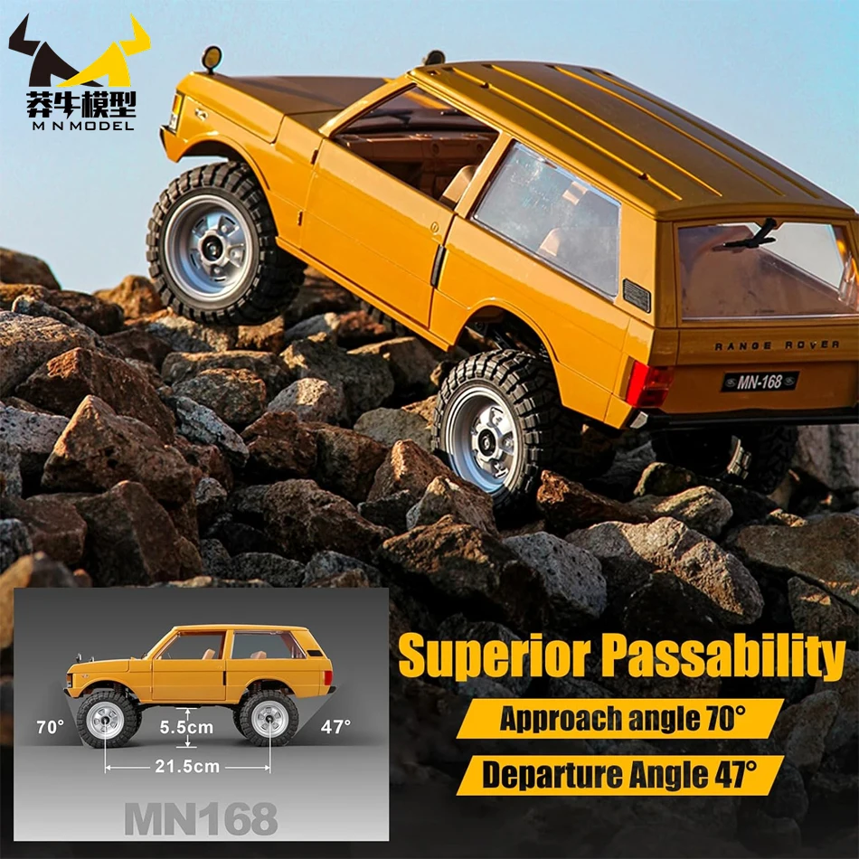 Nylon Metal 4WD Remote Control Crawler Off Road Vehicle Toy