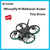 New Sub250 Whoopfly16 Walksnail Avatar mini 1s 4IN1 5A ESC With ELRS / TBS Nano RX Tiny Whoop Drone 1