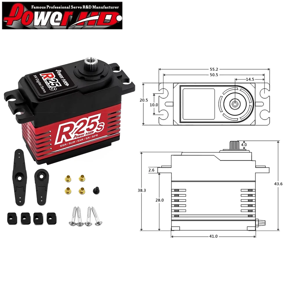 POWER HD LW-25MG Servo Impermeabile Specifico Cingolato 25 - Foto 9