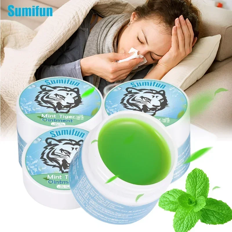 Tiger Balm Cooling Oil Mint Ointment tiger balm patch Treat Colds Headaches Nasal Congestion Dizziness Cream Mosquito Bite Anti Itch Plaster