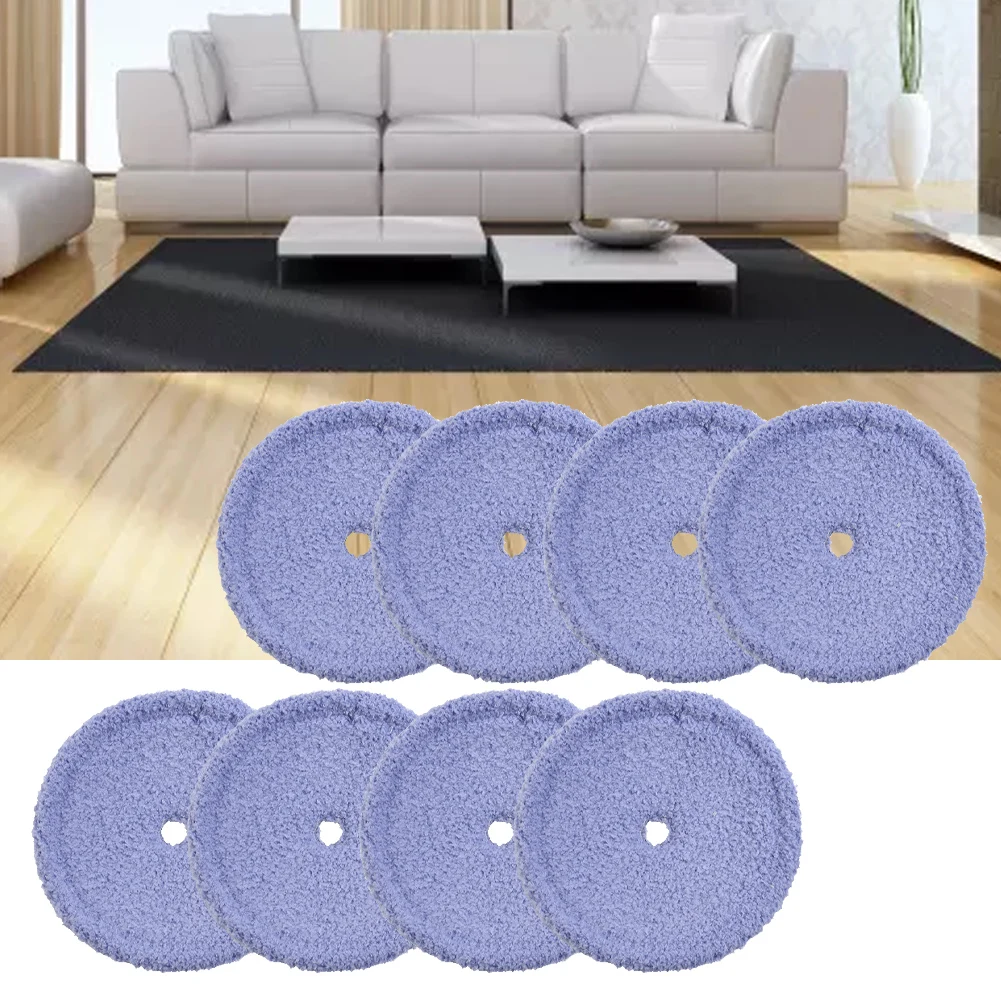 4/6 Pack Washable Mop Pads For EVERYBOT Edge RS700 RS500 Robot Cleaner Household Cleaning Tools Accessories Mop Cloth Parts