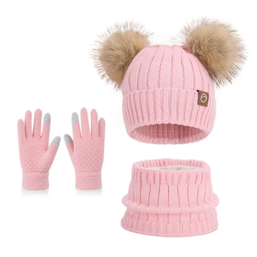 Fashion Warm Winter Hat Scarf Gloves Set Se0ee204f7b944764897f32d70fd3fdc7C