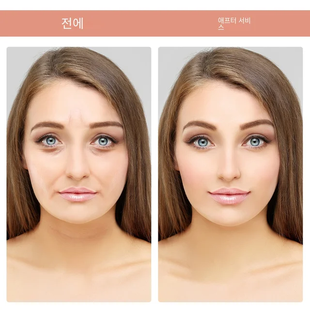 피부 노화를 방지하여 외부 피부 외관을 개선하는 기능을 가지고 있는 재사용 가능한 실리콘 주름 제거 스티커