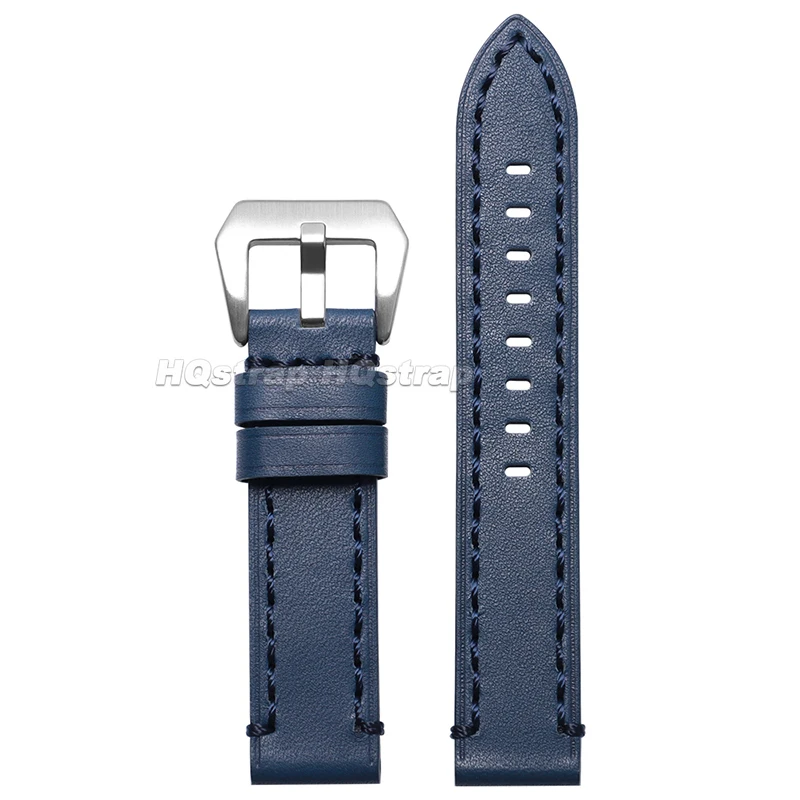 Premium Genuine Leather Watchband - Handmade Cowhide Strap for All-Day Comfort