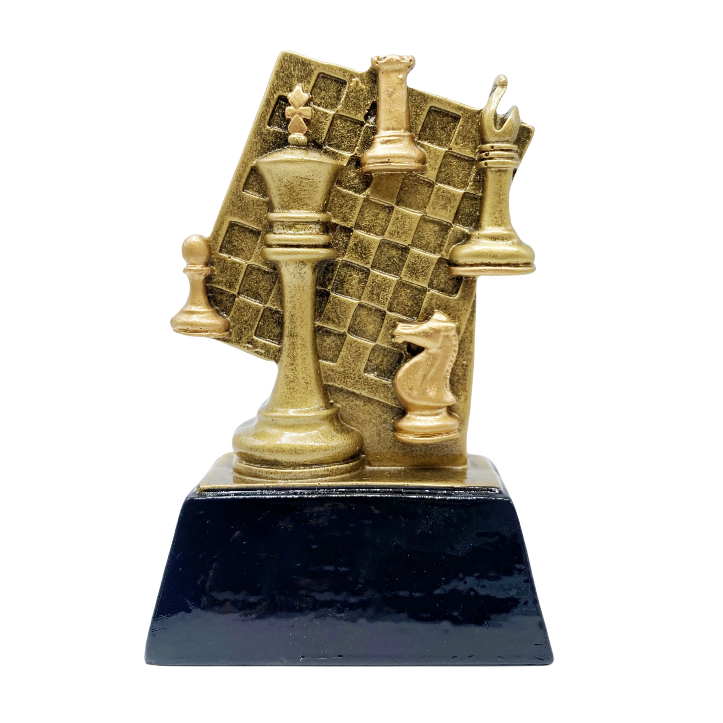 

Chess Championship Trophy - Free Text Laser Service - Winner's trophy, Gold trophy, Tournament trophy