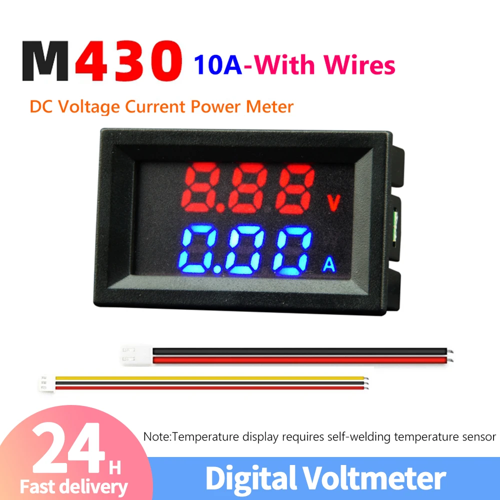 High Precision Digital Voltage Current Meter 10A 50A 100A