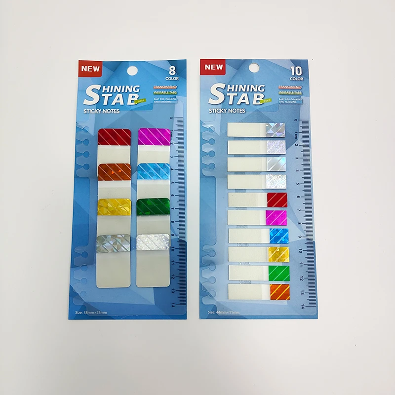 KindFuny 160/200 Sheets Transparent Sticky Notes Self-Adhesive BookMarkers Annotation for Reading Book Clear Tabs Stationery 3