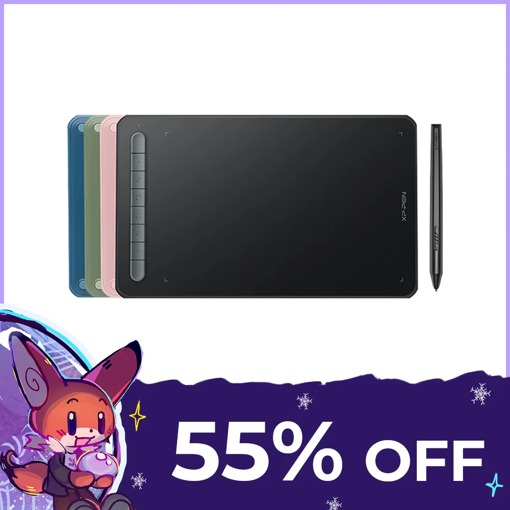 Xppen Deco M & Mw Wireless Bluetooth Digital Graphic Tablet Drawing Tablet Pen Tablet Support Windows Mac Android Chrome Os/ Linux