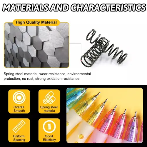 10pcs/Lot 0.2mm 0.3mm 0.4mm Micro Small Compression Spring OD 2/3/4/5/6/7/8/9/10mm Length 5mm to 50mm - Image 5
