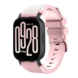 Breathable Silicone Sports Strap for 22mm Watch Strap (Soft Pink)