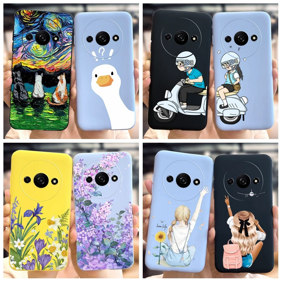 Cute Fashion Girls Duck Shockproof Silicone Soft Phone Case Cover
