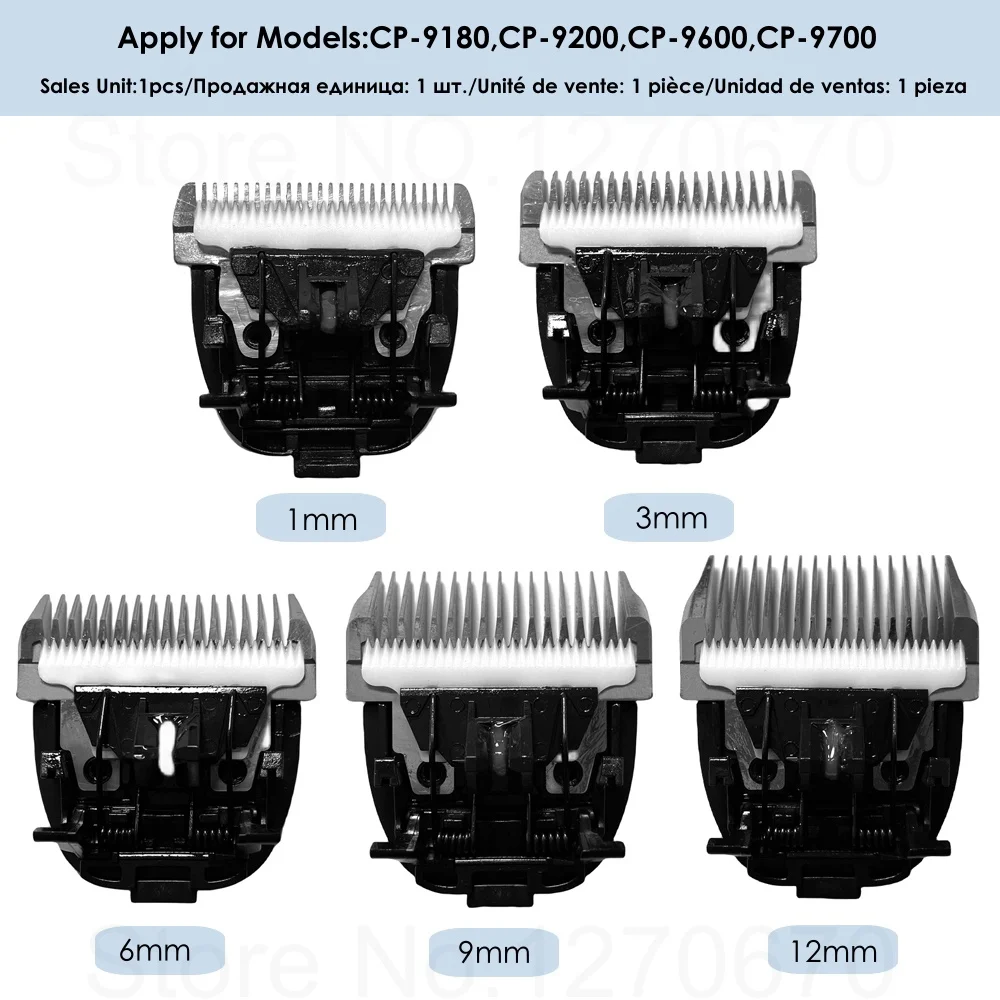 Spare Knives for Codos CP9600 CP9200 CP9700 CP9180 Professional Pet Clipper Trimmer Extra Blade Spare Head pet clipper dog hair trimmer pet hair trimmer dog clipper dog clipper blades clipper replacement parts