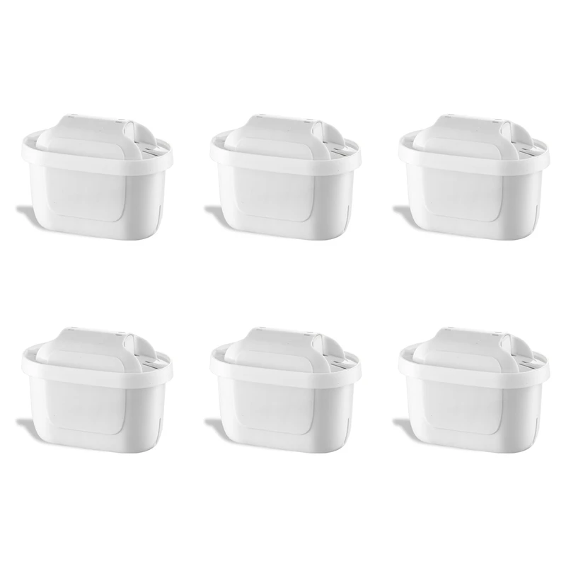6 Pz (Non Per Brocche Waterdrop) Compatibile Per Tutte Le Brita Maxtra + Jug, Per Brita Bollitore Cartuccia Filtro Universale