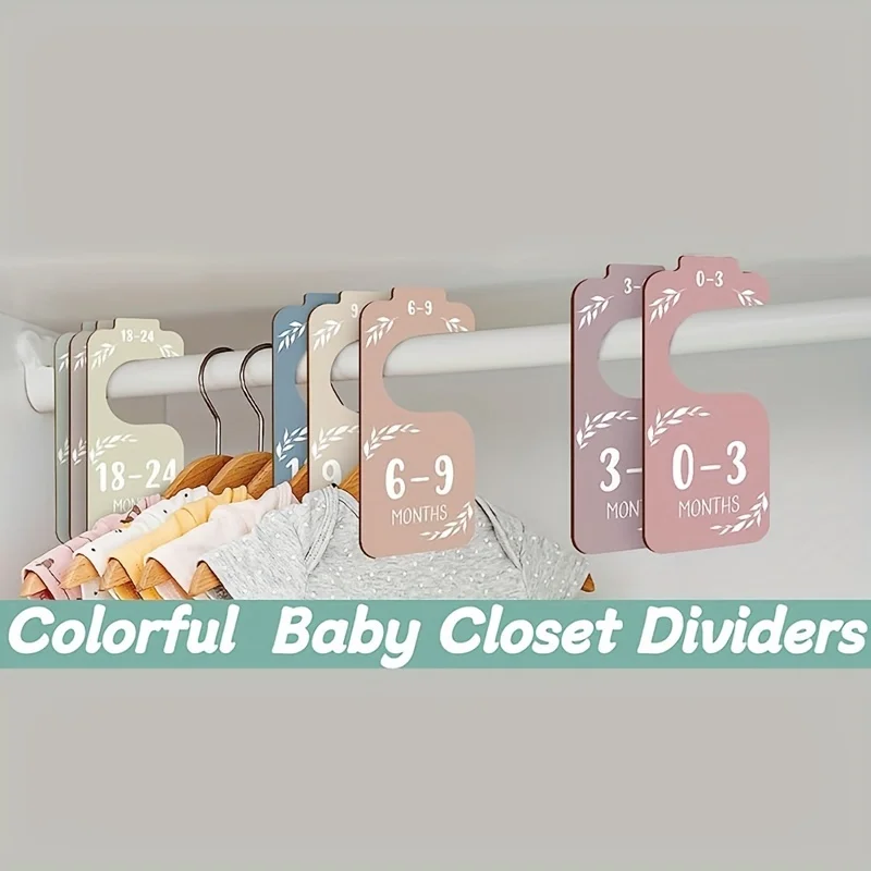 Baby Closet Dividers for baby clothes organizer nursery decor