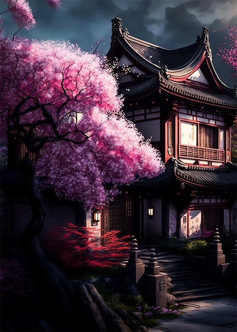 thumbnail image 1 of Póster de paisaje urbano de Tokio de Japón, neón pop, impresiones estéticas, paisajes naturales, cómics de anime, arte de pared, impresión en lienzo, decoración del hogar, 1 of 5