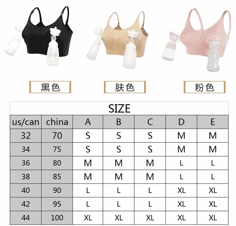 Maternity Bra Cotton Bra for Nursing Push Up Hands Free Breast Pump  Maternity Breast Feeding Bra Women Underwear Clothing - AliExpress