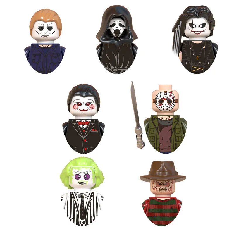 Wm6075 Wm6101 Halloween Horror Movie Building Blocks The Shining Silent Hill Bricks Jack Pyramid Mini Action Toy Figures